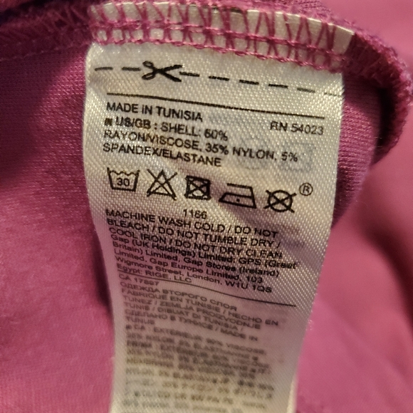 Banana Republic purple sheath dress with ruffle sleeves size 12 - Picture 9 of 9